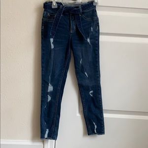 Girls justice high rise jegging.